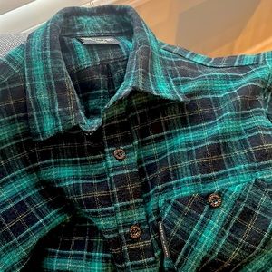 Vermont Flannel Fitted Flannel Shirt - Large - Like new!